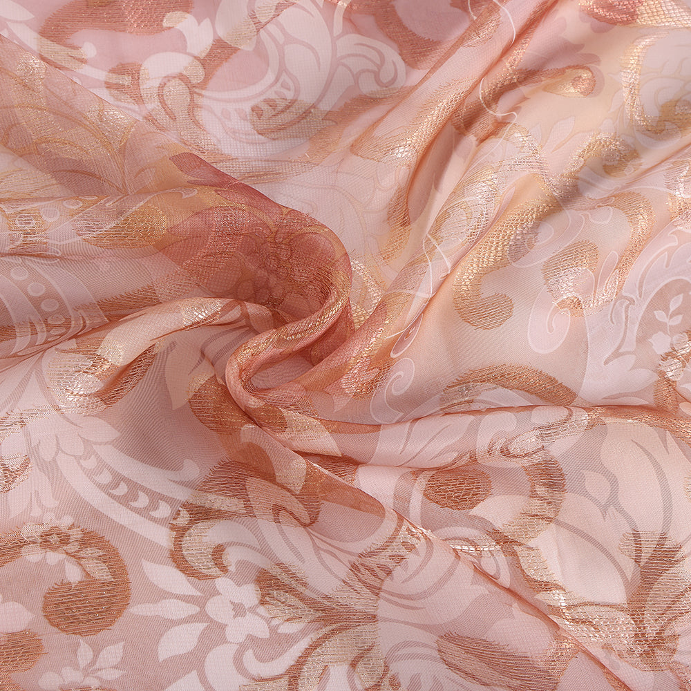 Polyester Organza Printed Fabric