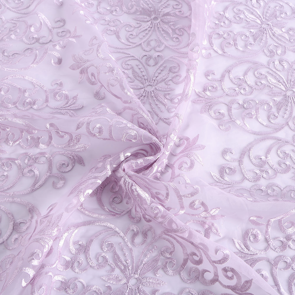 Polyester Embroidery Lace Fabric