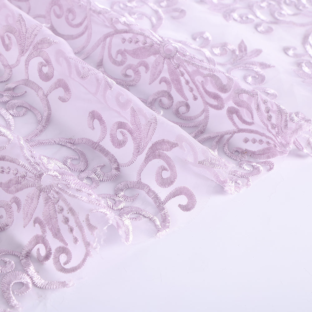 Polyester Embroidery Lace Fabric