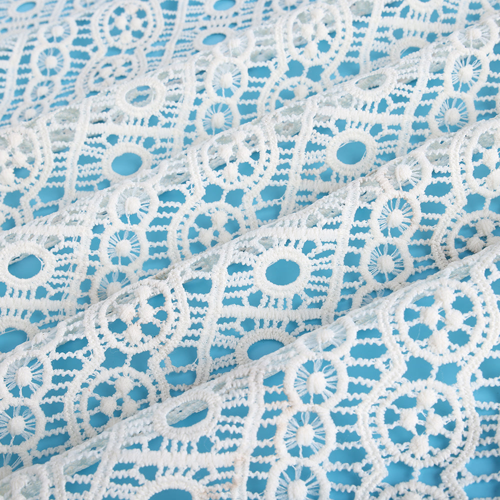 Polyester Crochet Fabric