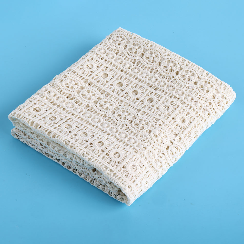 Polyester Crochet Fabric