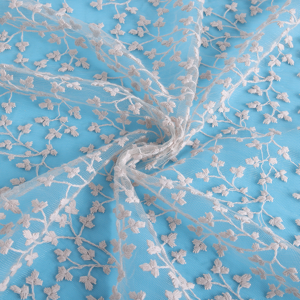 Polyester Embroidery Lace Fabric