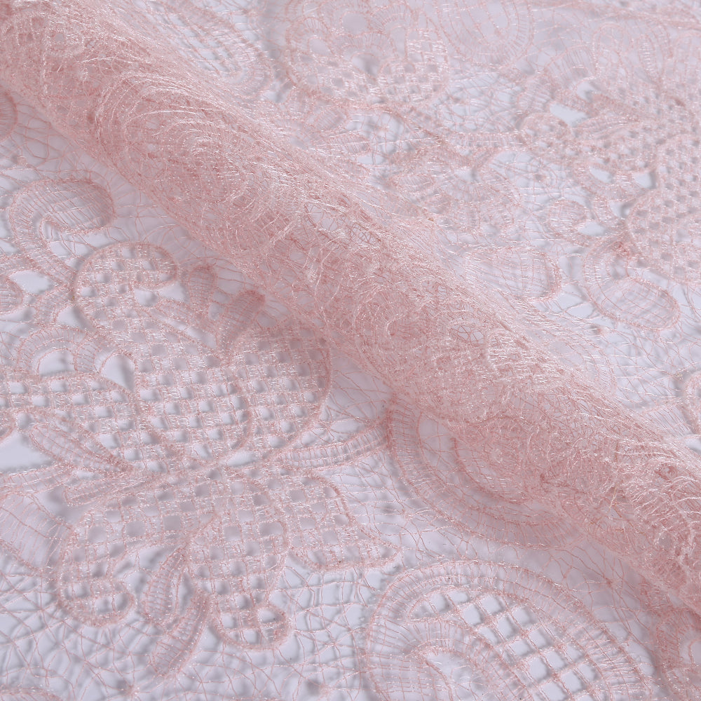 Polyester Embroidery Lace Fabric