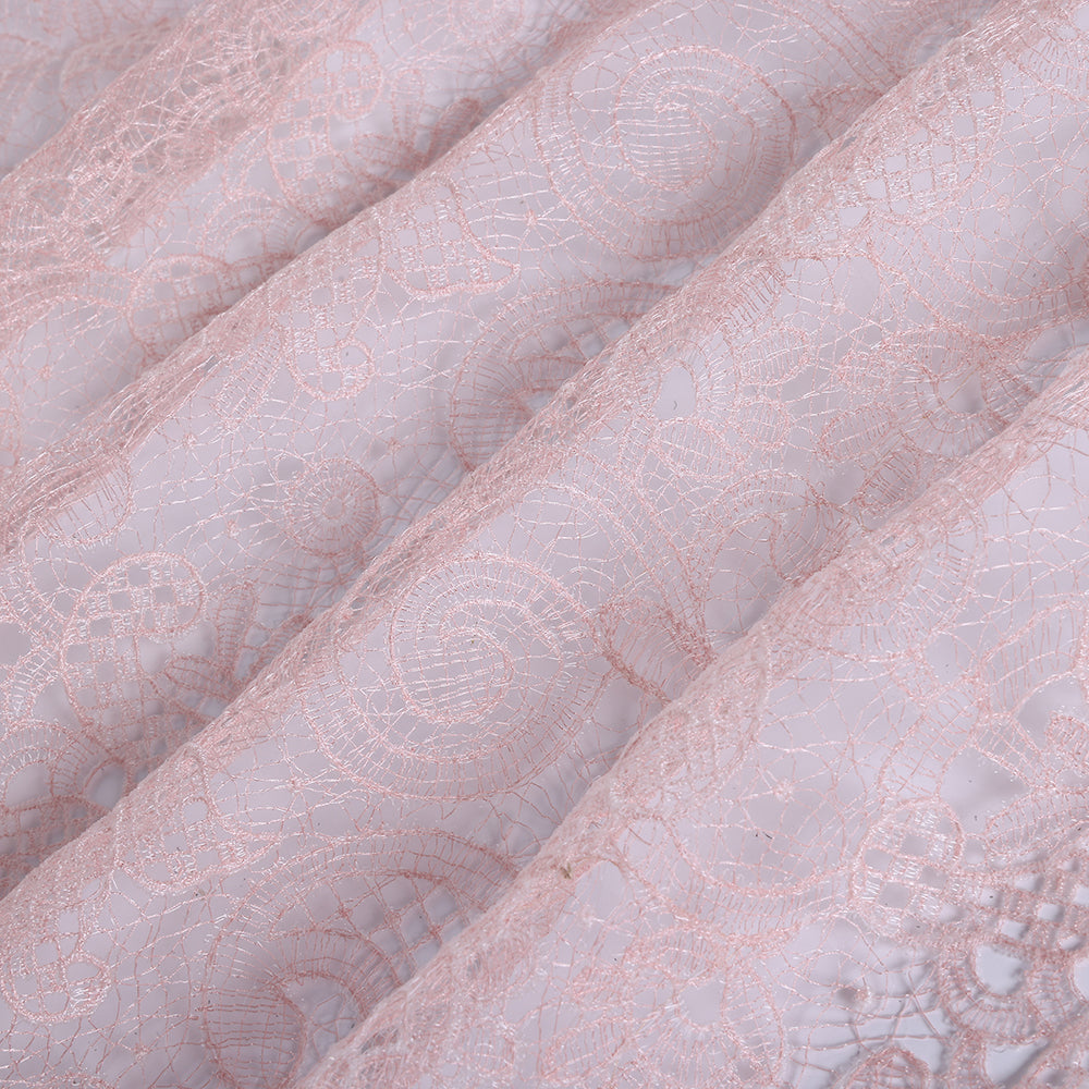 Polyester Embroidery Lace Fabric