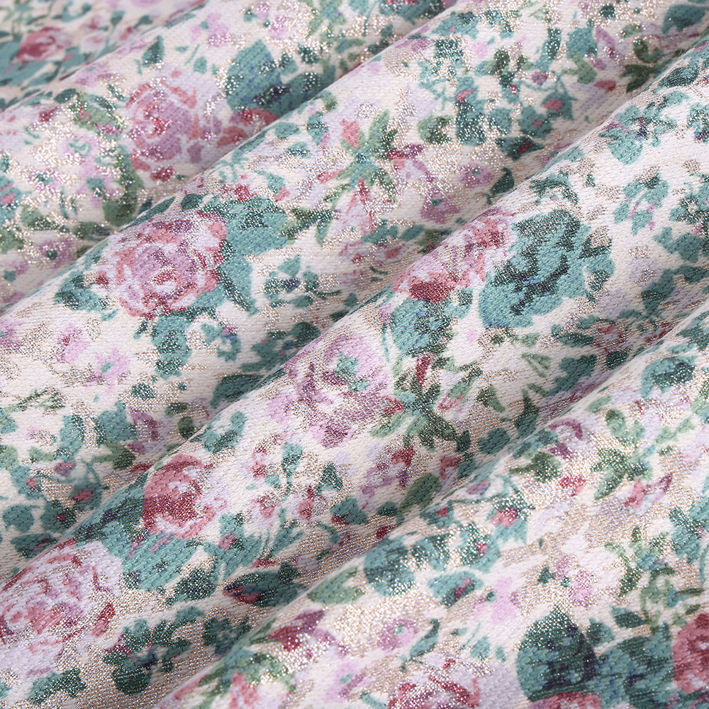 Polyester Flower Pattern Printed Fabric
