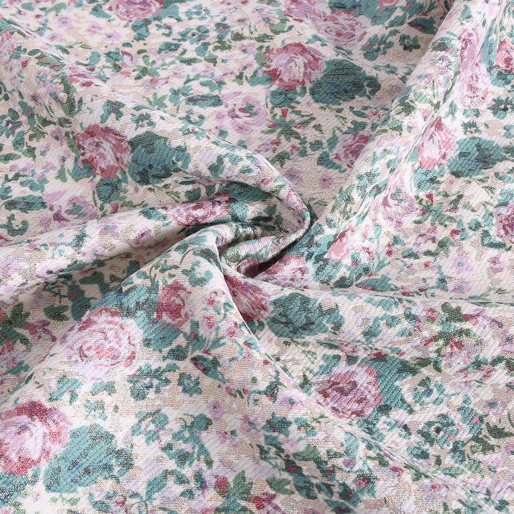 Polyester Flower Pattern Printed Fabric