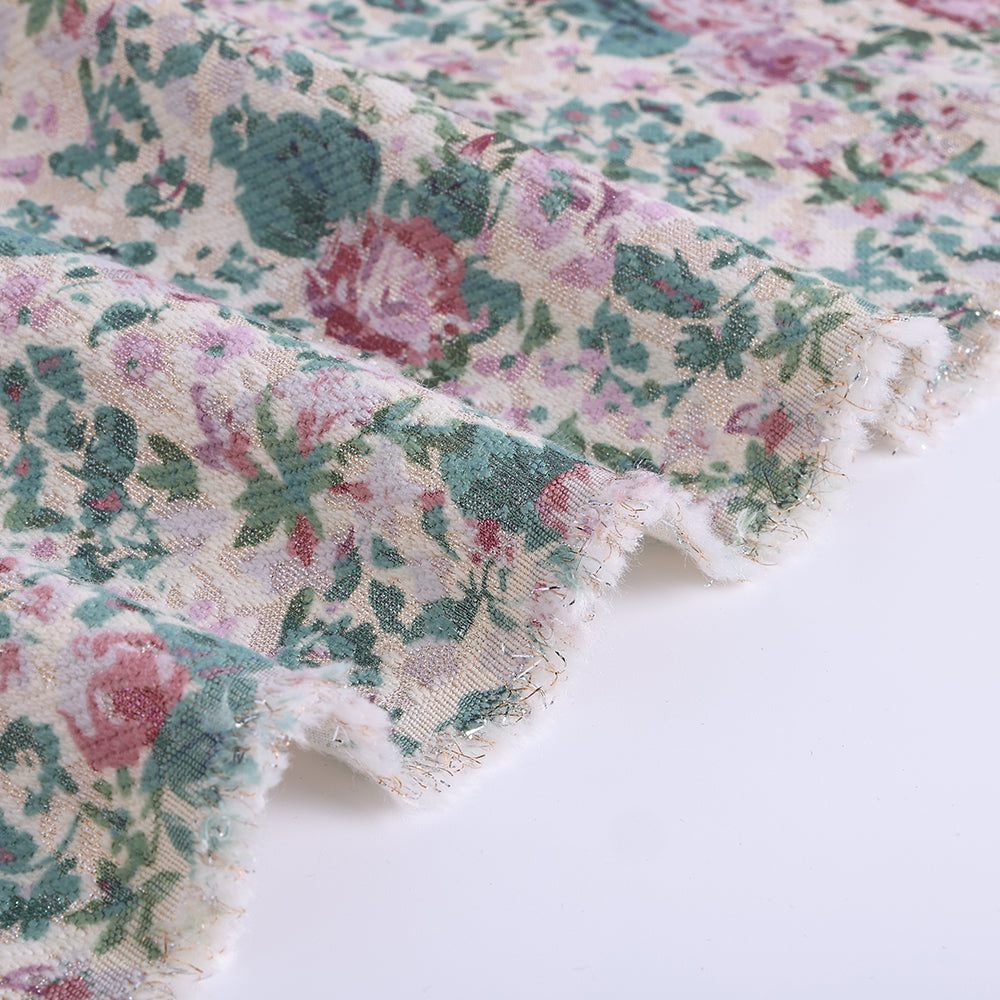 Polyester Flower Pattern Printed Fabric