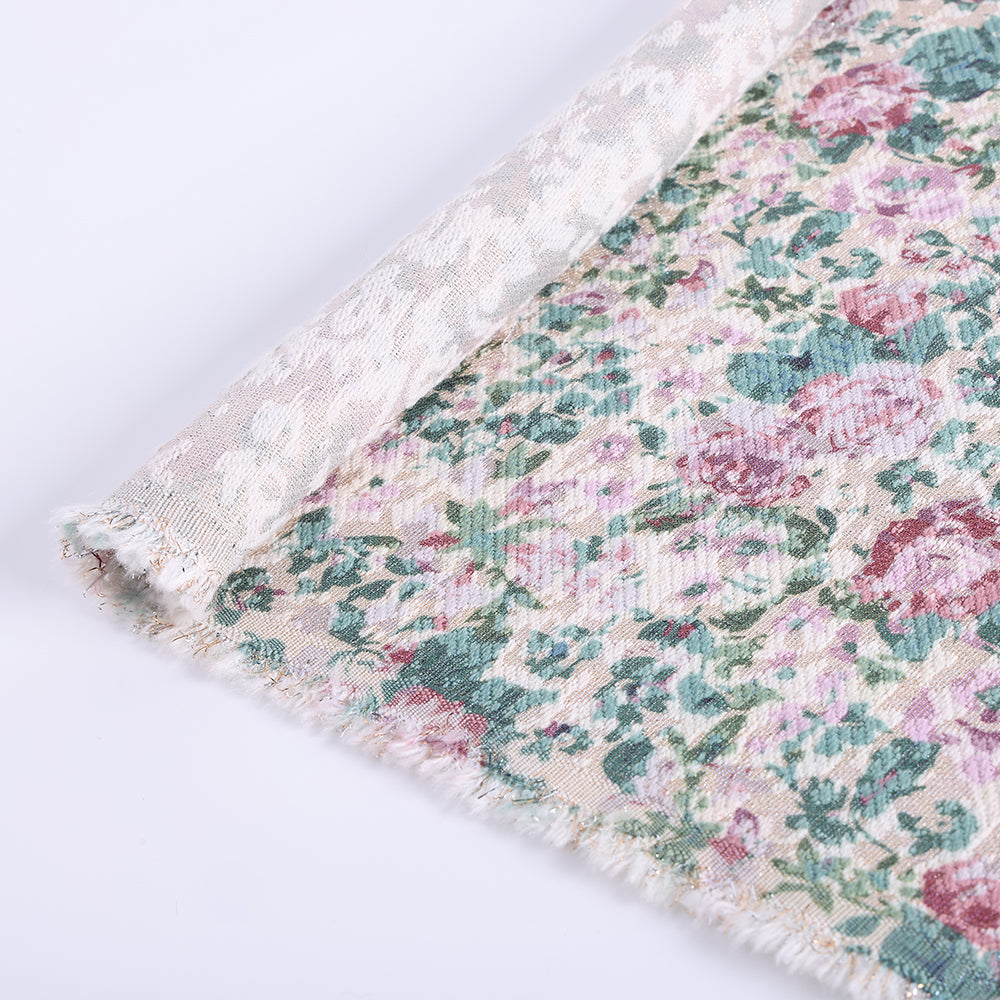 Polyester Flower Pattern Printed Fabric