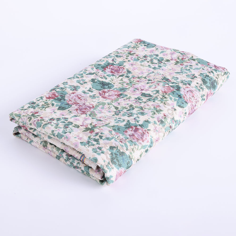 Polyester Flower Pattern Printed Fabric