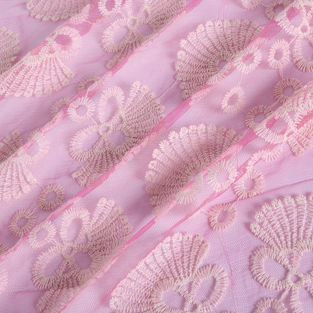 Cotton Polyester Embroidery Fabric