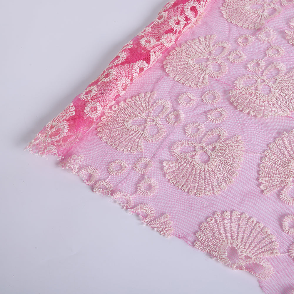 Cotton Polyester Embroidery Fabric