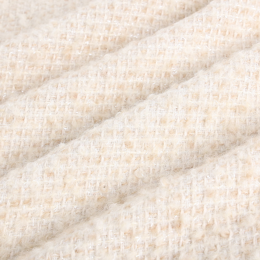 Cotton Polyester Tweed Fabric
