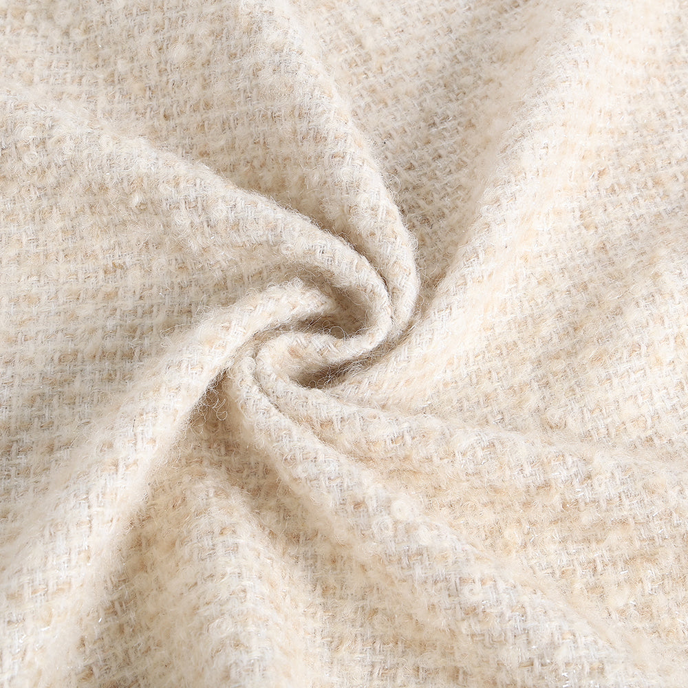 Cotton Polyester Tweed Fabric