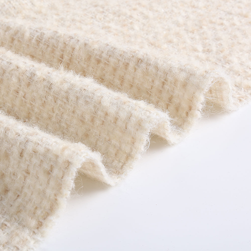 Cotton Polyester Tweed Fabric