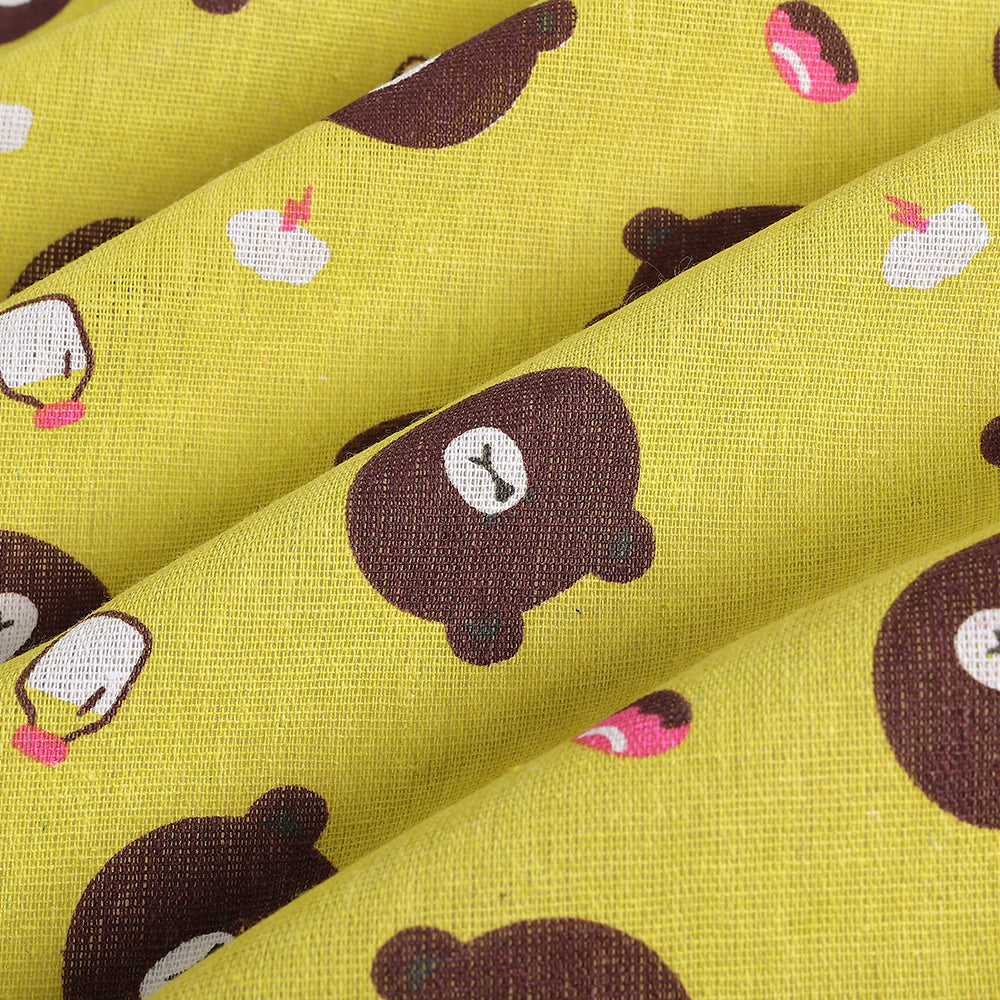 Cotton Linen Printed Fabric