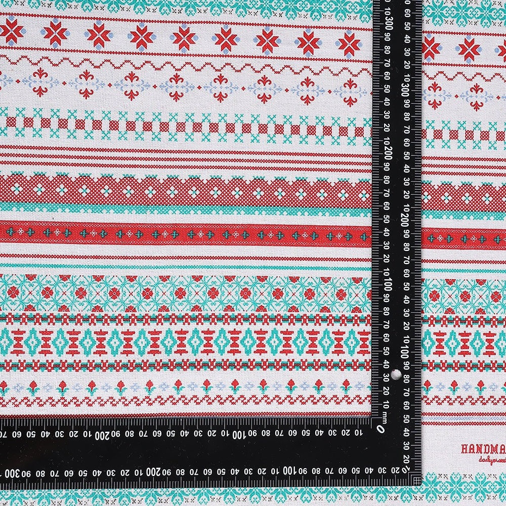Cotton Linen Printed Fabric
