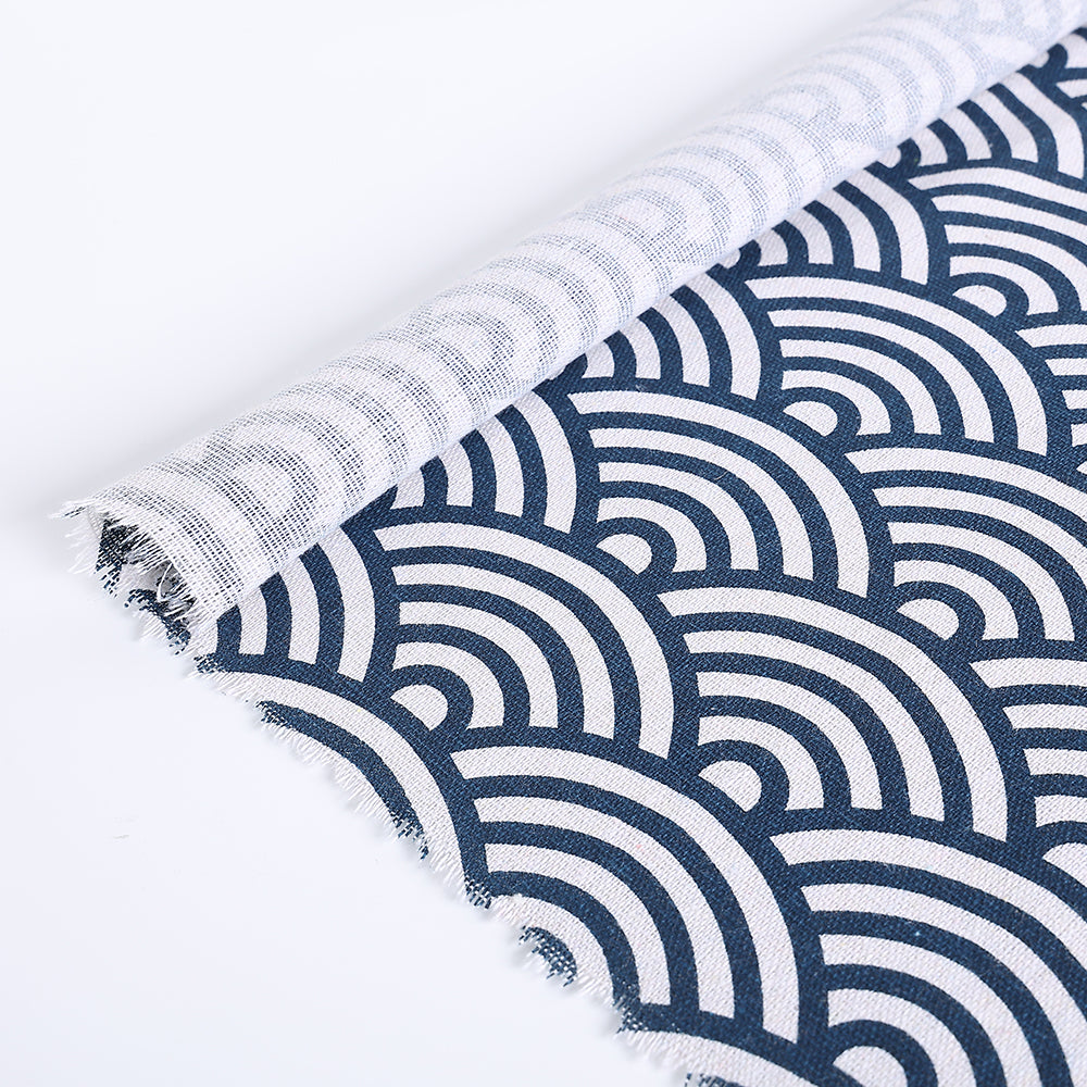 Cotton Linen Printed Fabric