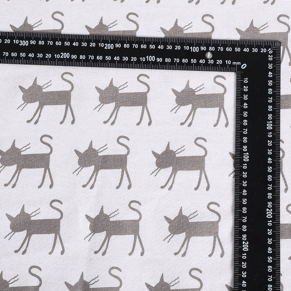 Cotton Linen Printed Fabric