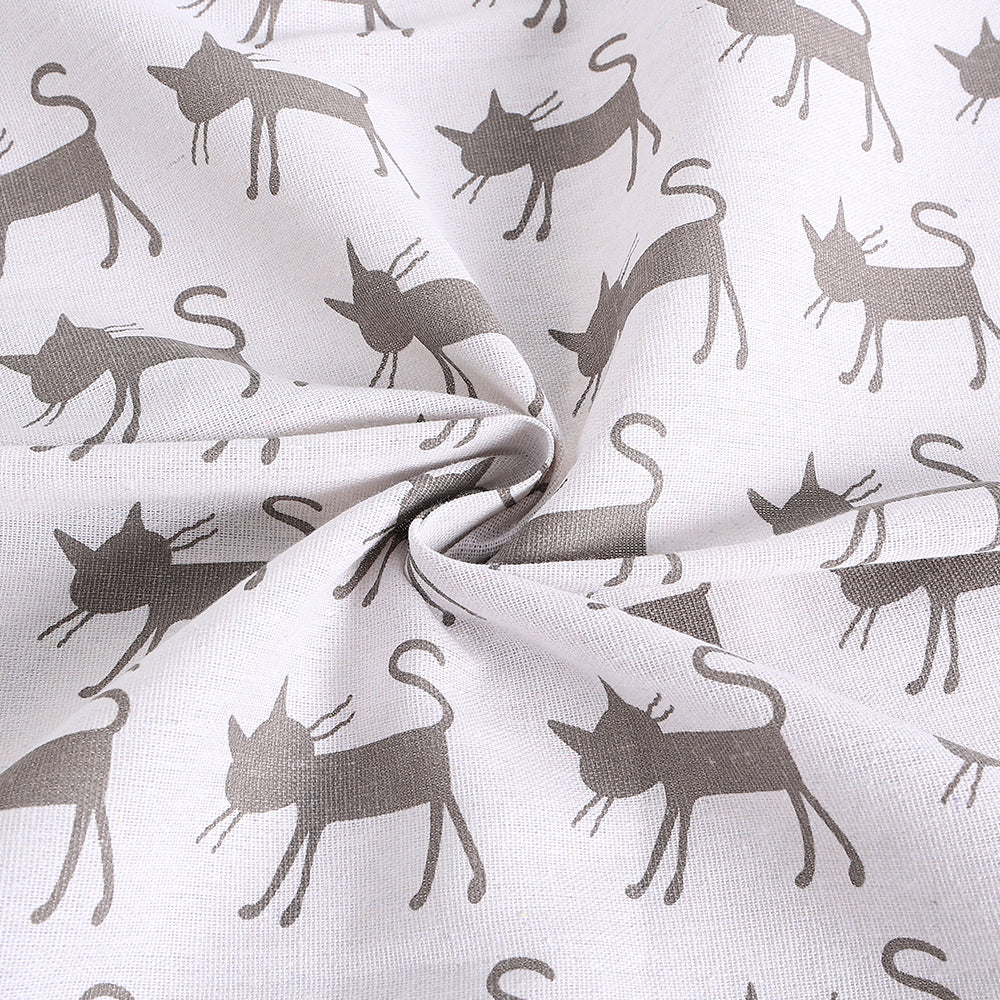 Cotton Linen Printed Fabric