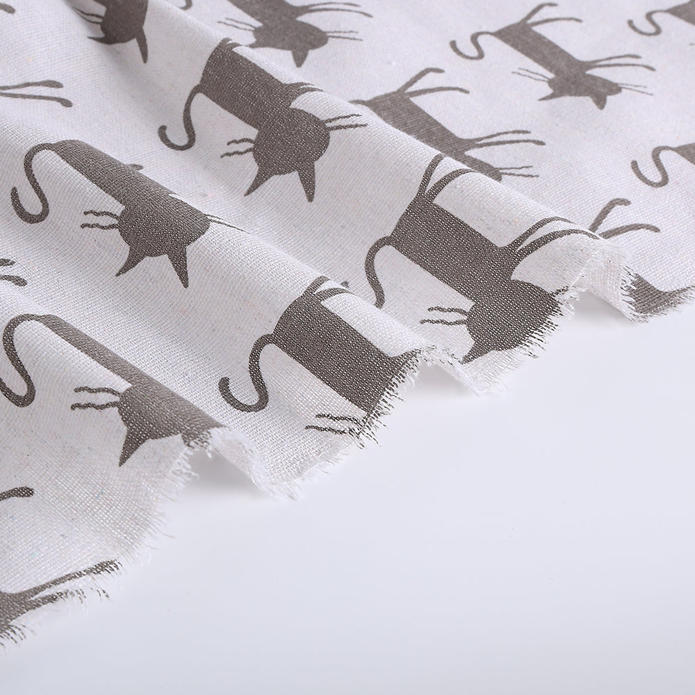 Cotton Linen Printed Fabric