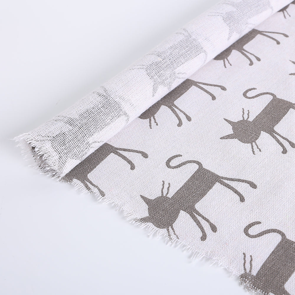 Cotton Linen Printed Fabric