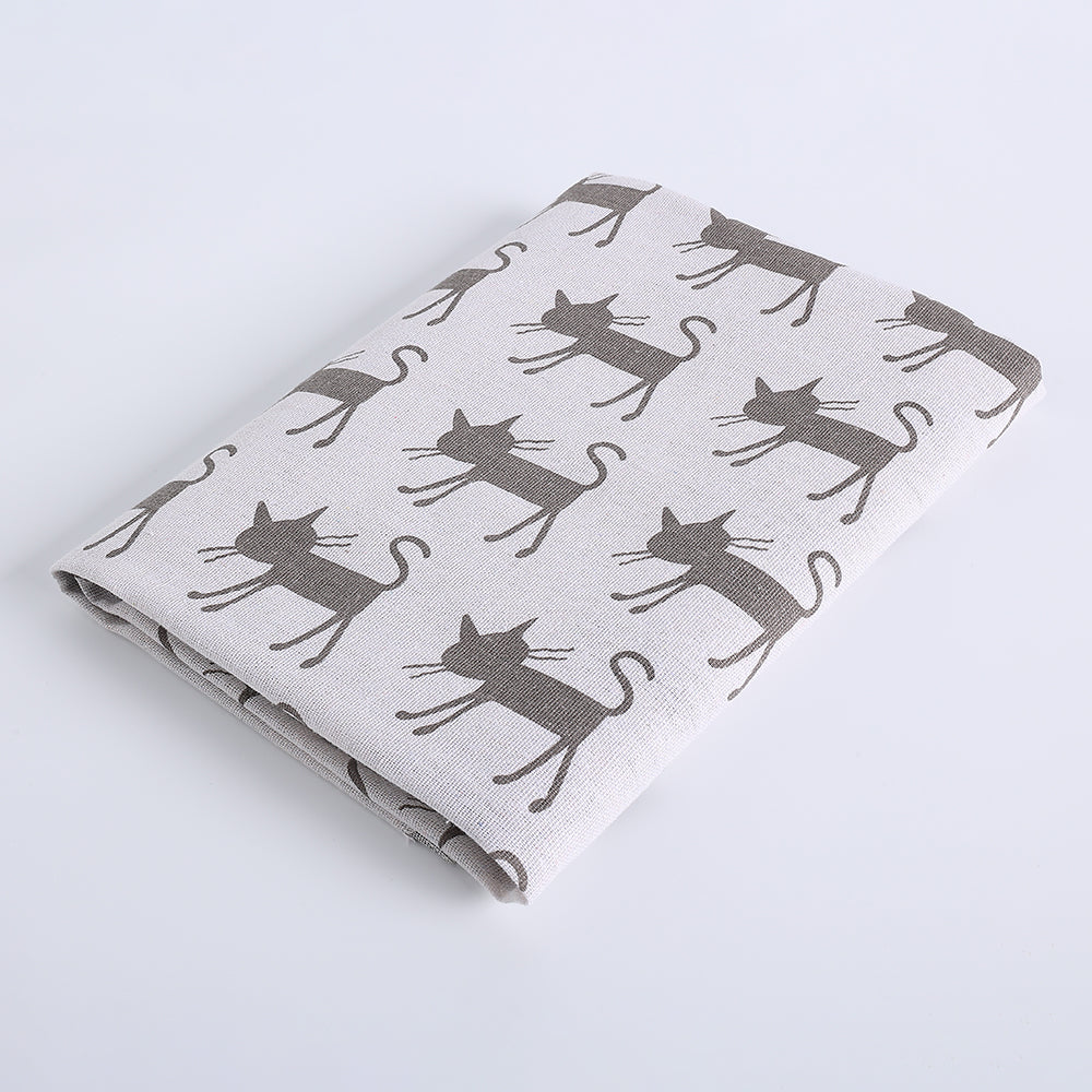 Cotton Linen Printed Fabric