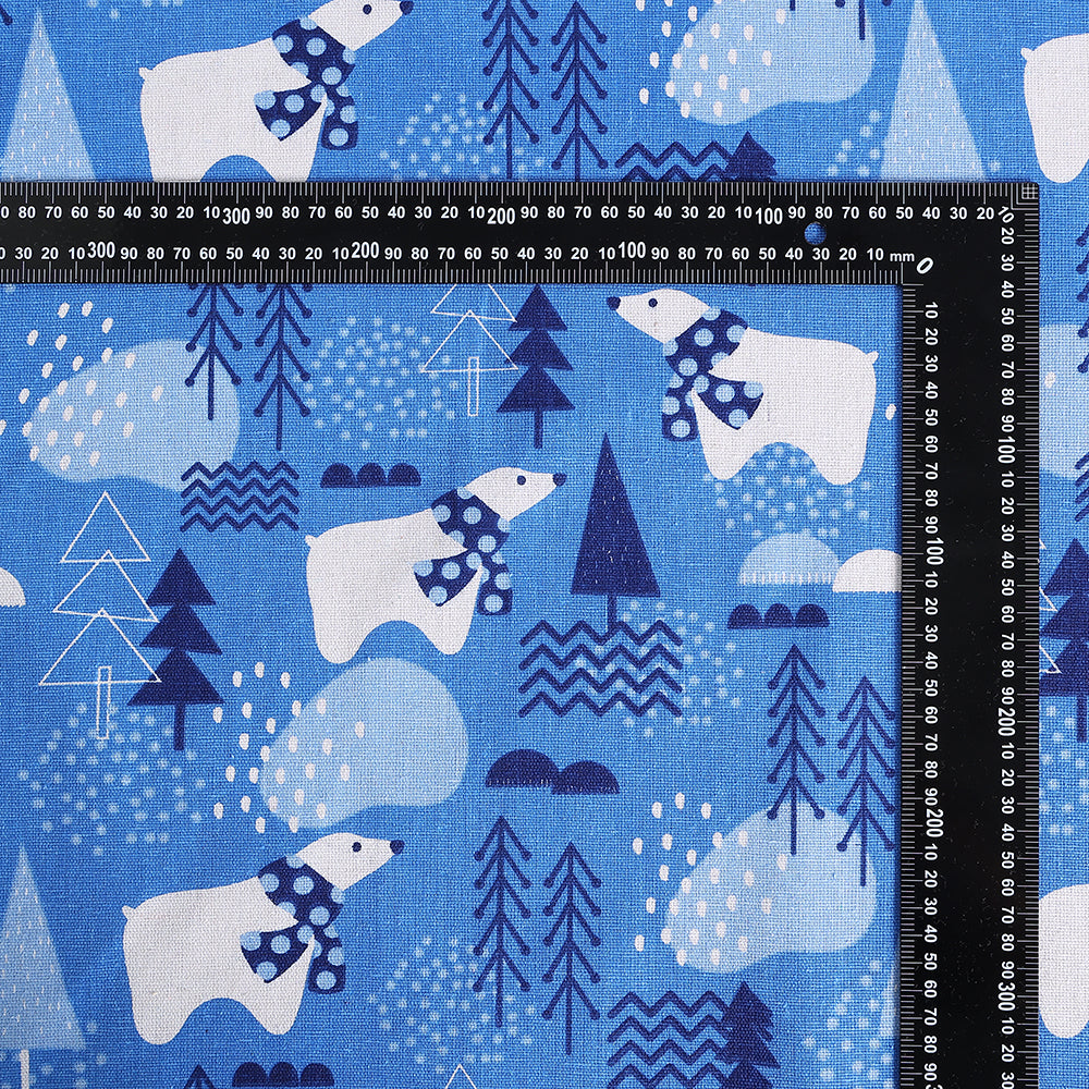 Cotton Linen Printed Fabric