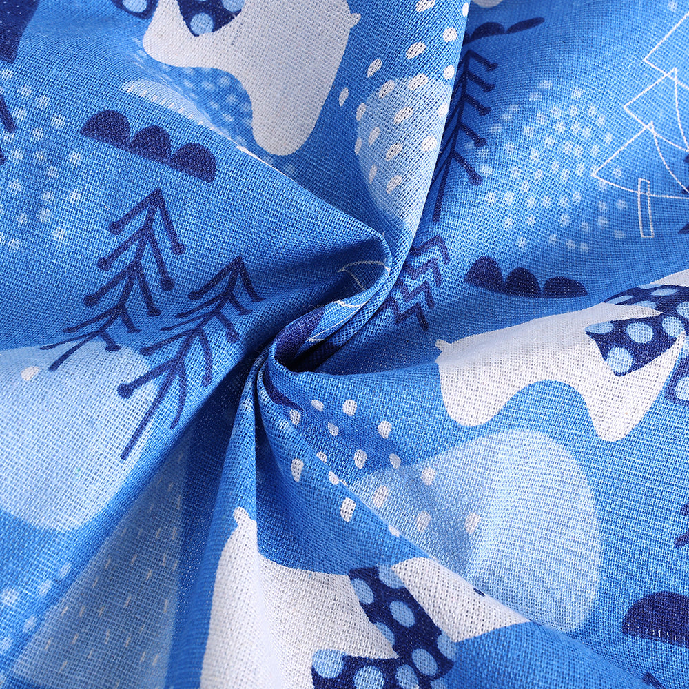 Cotton Linen Printed Fabric
