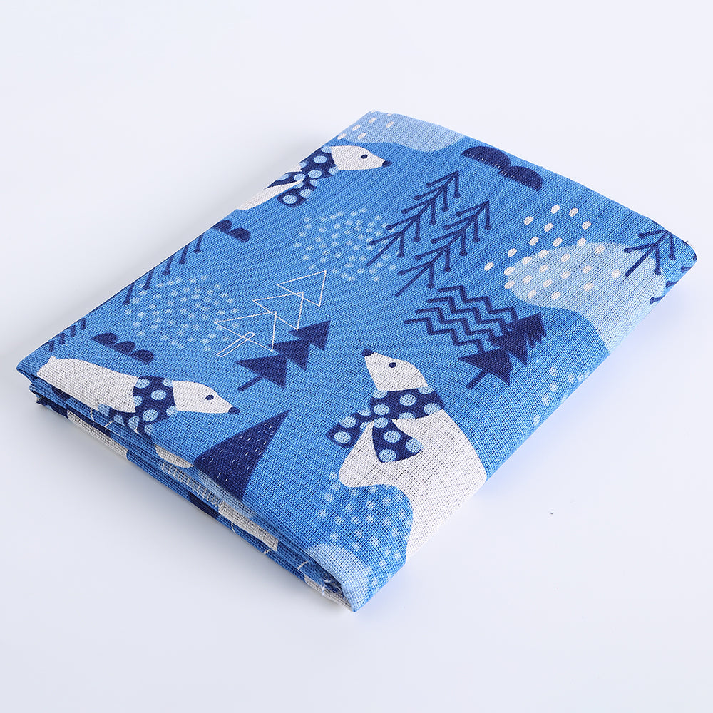 Cotton Linen Printed Fabric