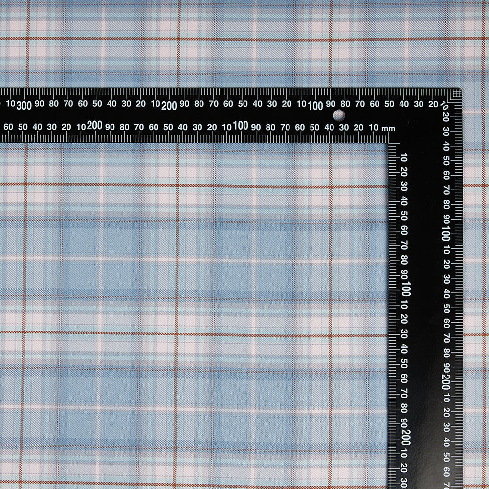 Polyester Check Pattern Twill Fabric - Kool Fabrics