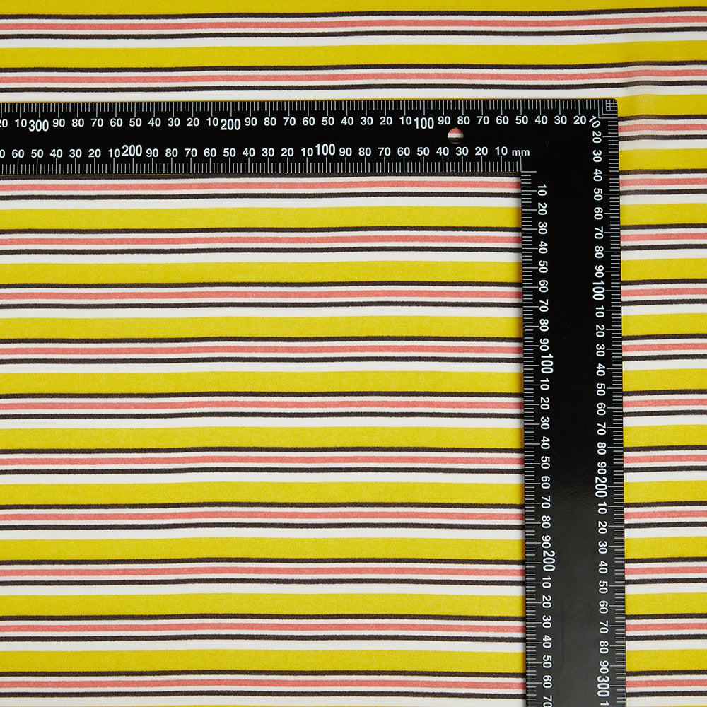 Polyester Stripes Pattern Chiffon Fabric
