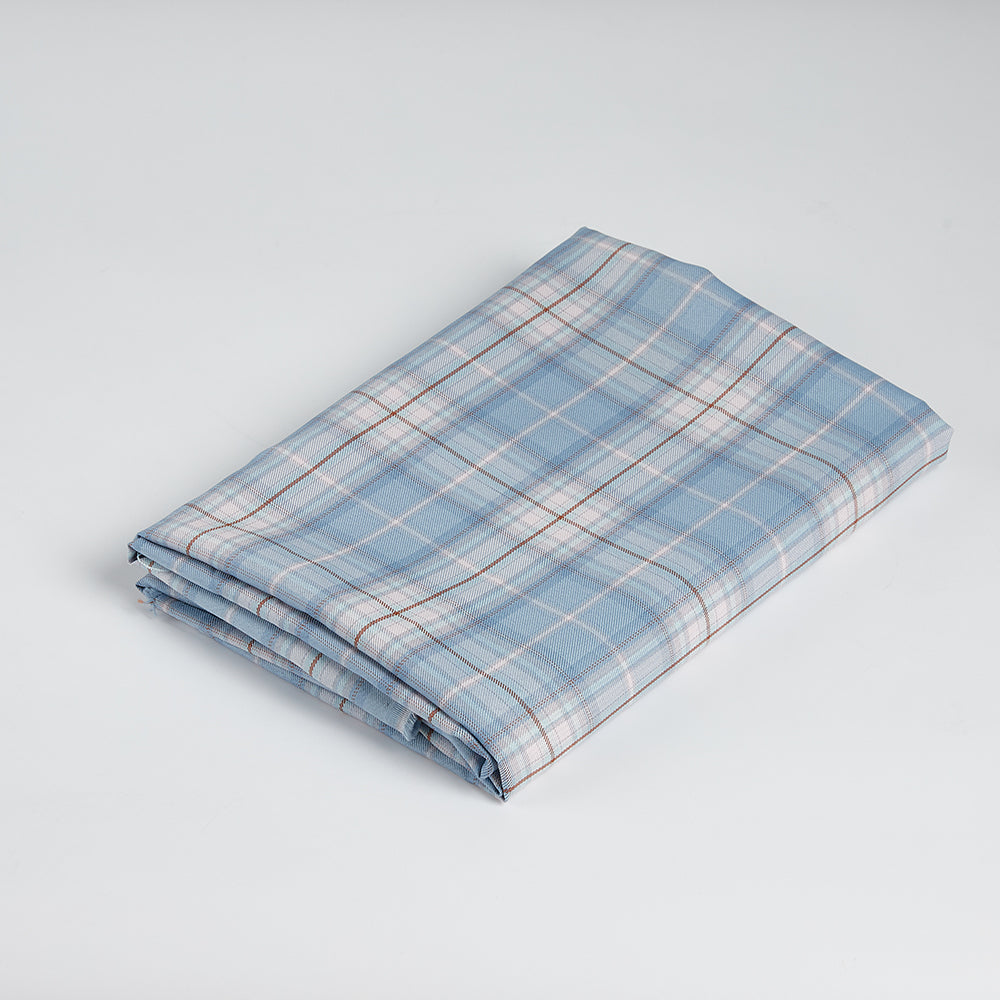 Polyester Check Pattern Twill Fabric - Kool Fabrics