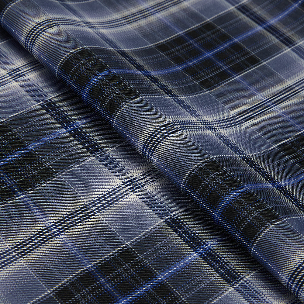 Polyester Check Pattern Twill Fabric - Kool Fabrics