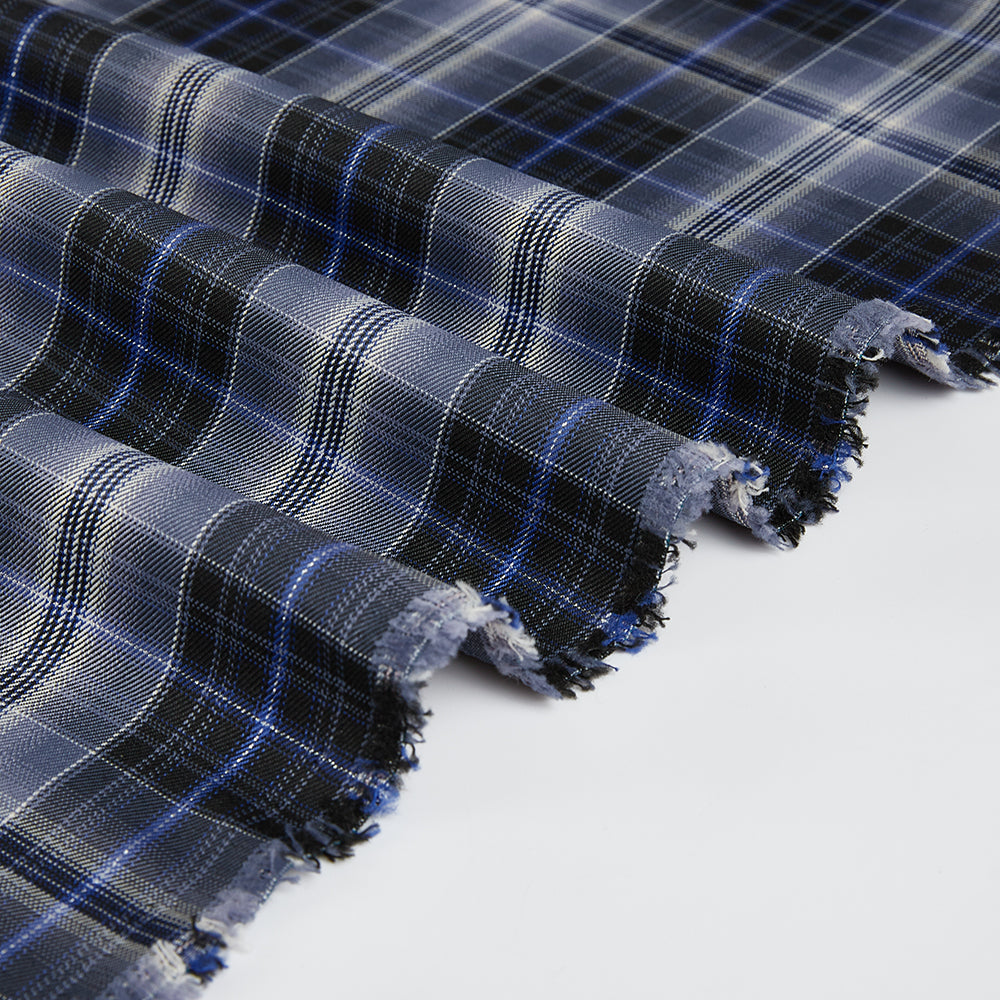 Polyester Check Pattern Twill Fabric - Kool Fabrics