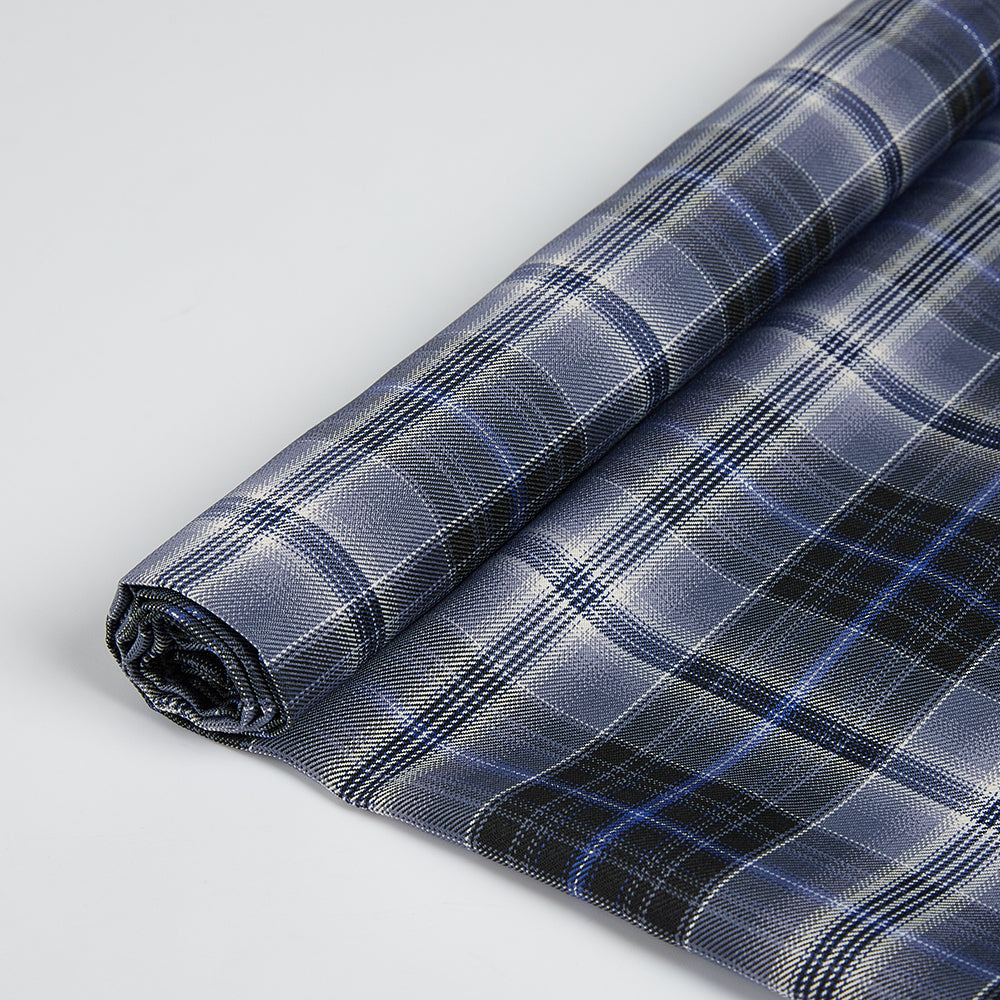 Polyester Check Pattern Twill Fabric - Kool Fabrics