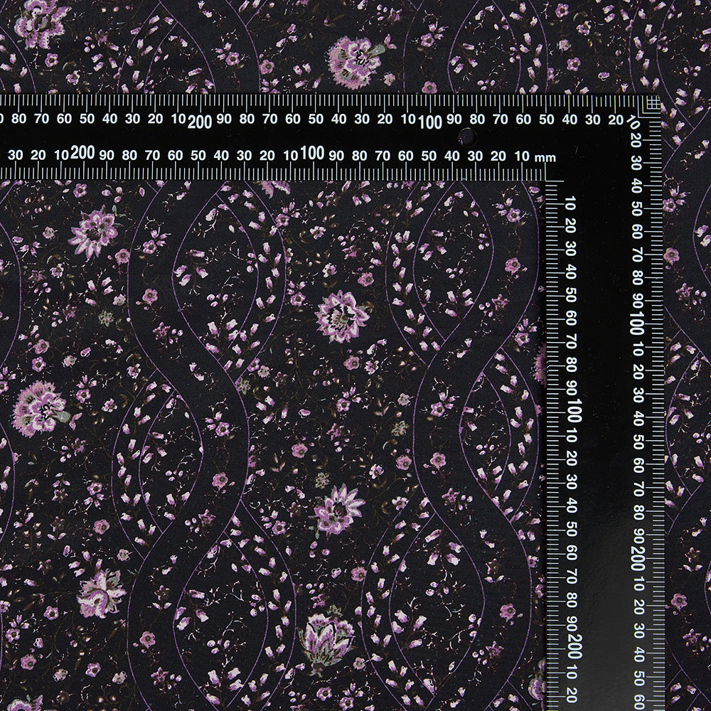 Polyester Flower Pattern Chiffon Fabric - Kool Fabrics