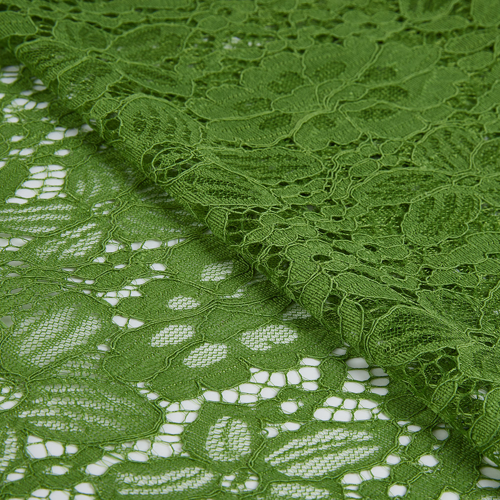 Cotton Polyester Flower Pattern Lace Fabric - Kool Fabrics