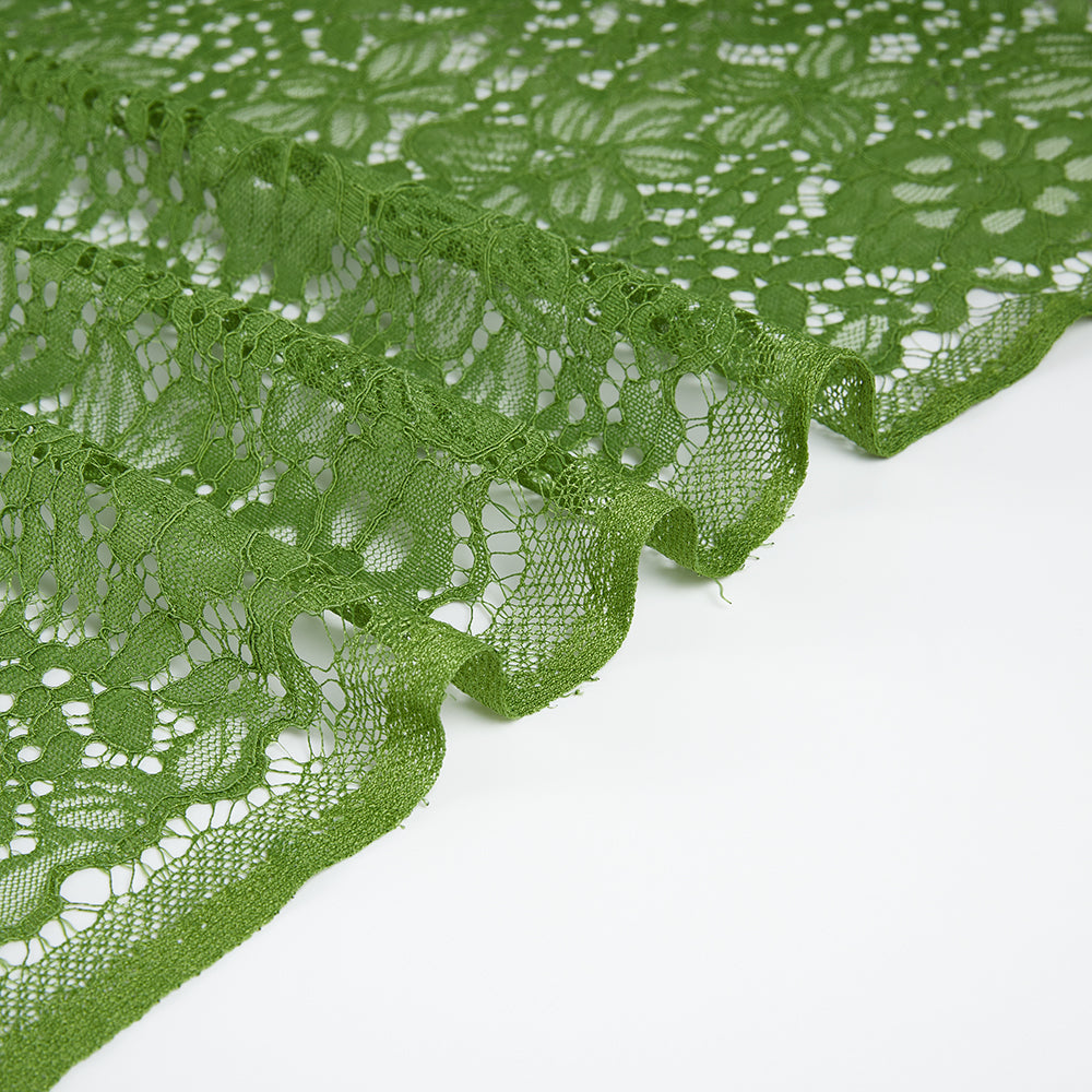 Cotton Polyester Flower Pattern Lace Fabric - Kool Fabrics