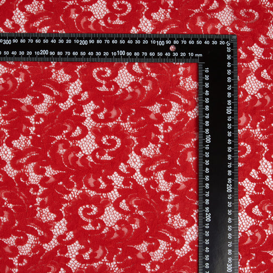 Cotton Polyester Flower Pattern Lace Fabric - Kool Fabrics