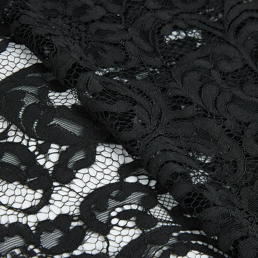 Nylon Flower Pattern Lace Fabric - Kool Fabrics