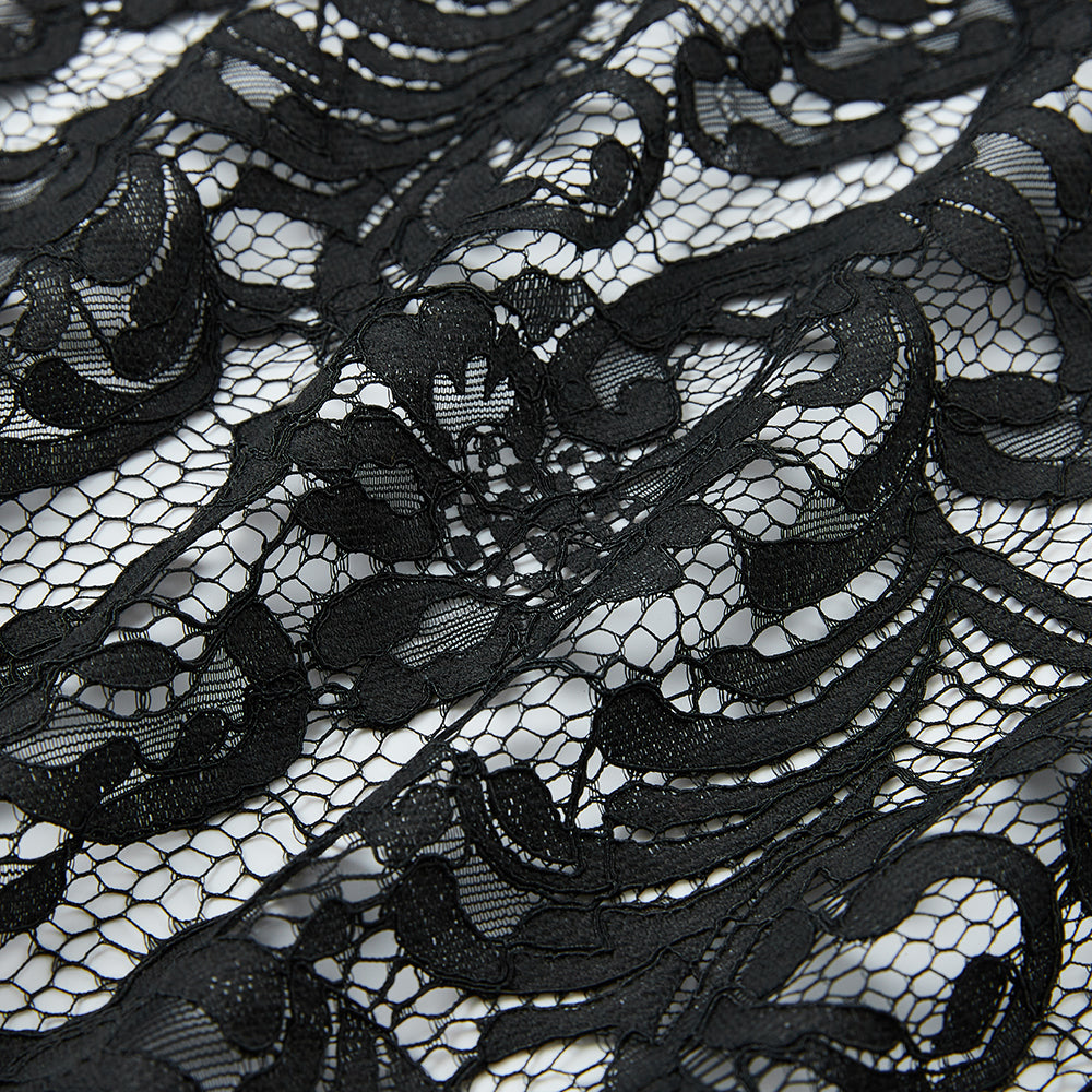 Nylon Flower Pattern Lace Fabric - Kool Fabrics