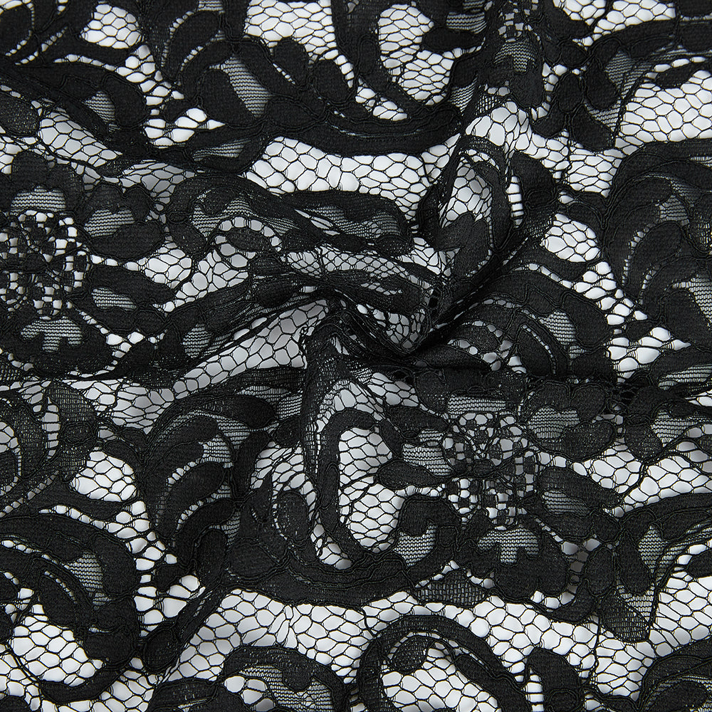 Nylon Flower Pattern Lace Fabric - Kool Fabrics