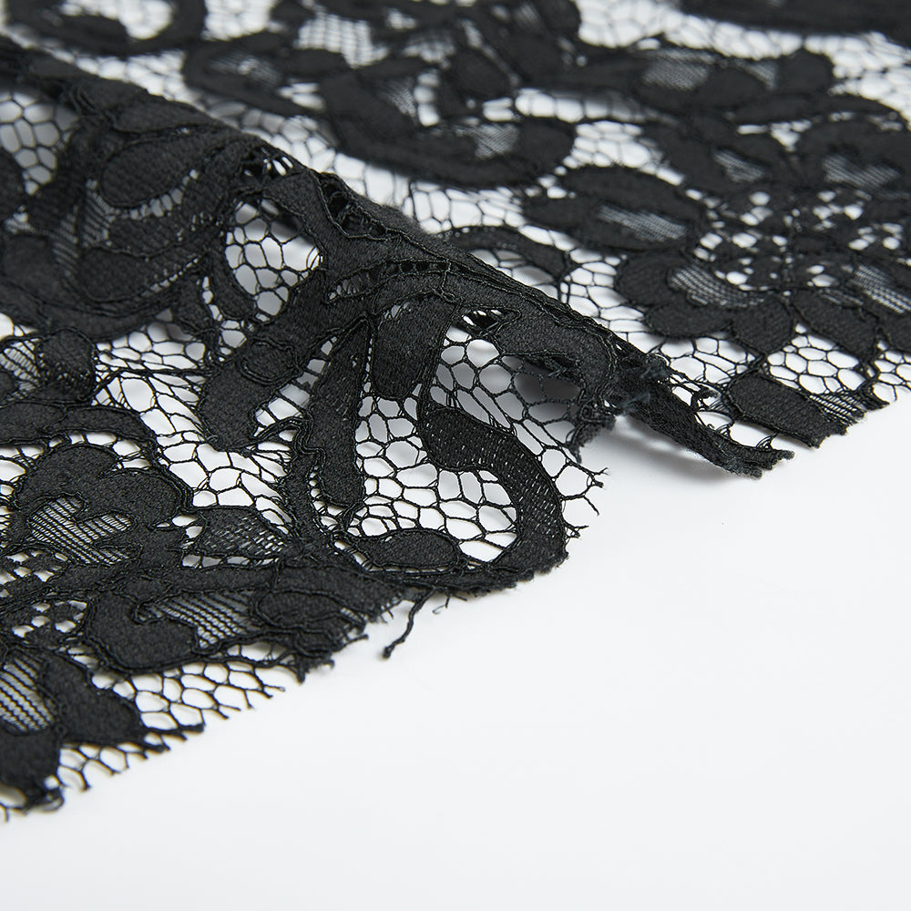 Nylon Flower Pattern Lace Fabric - Kool Fabrics