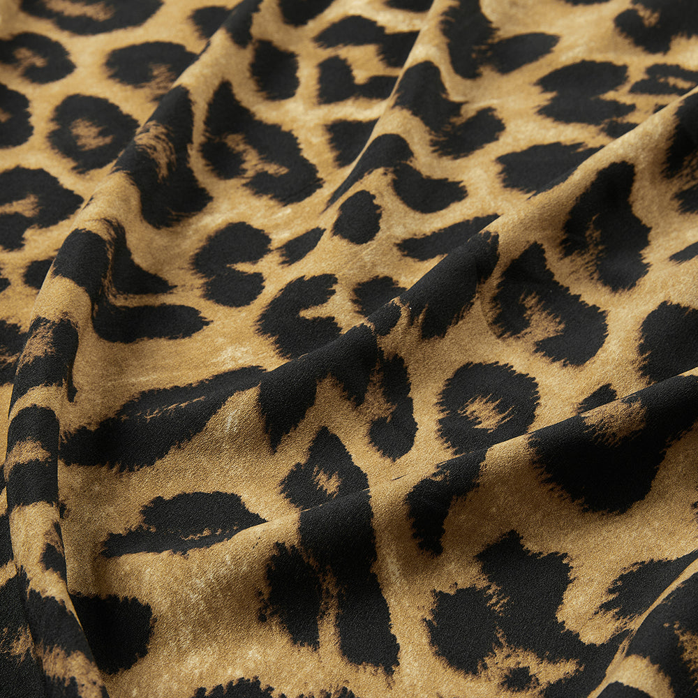 Polyester Spandex Animal Print Chiffon Fabric - Kool Fabrics