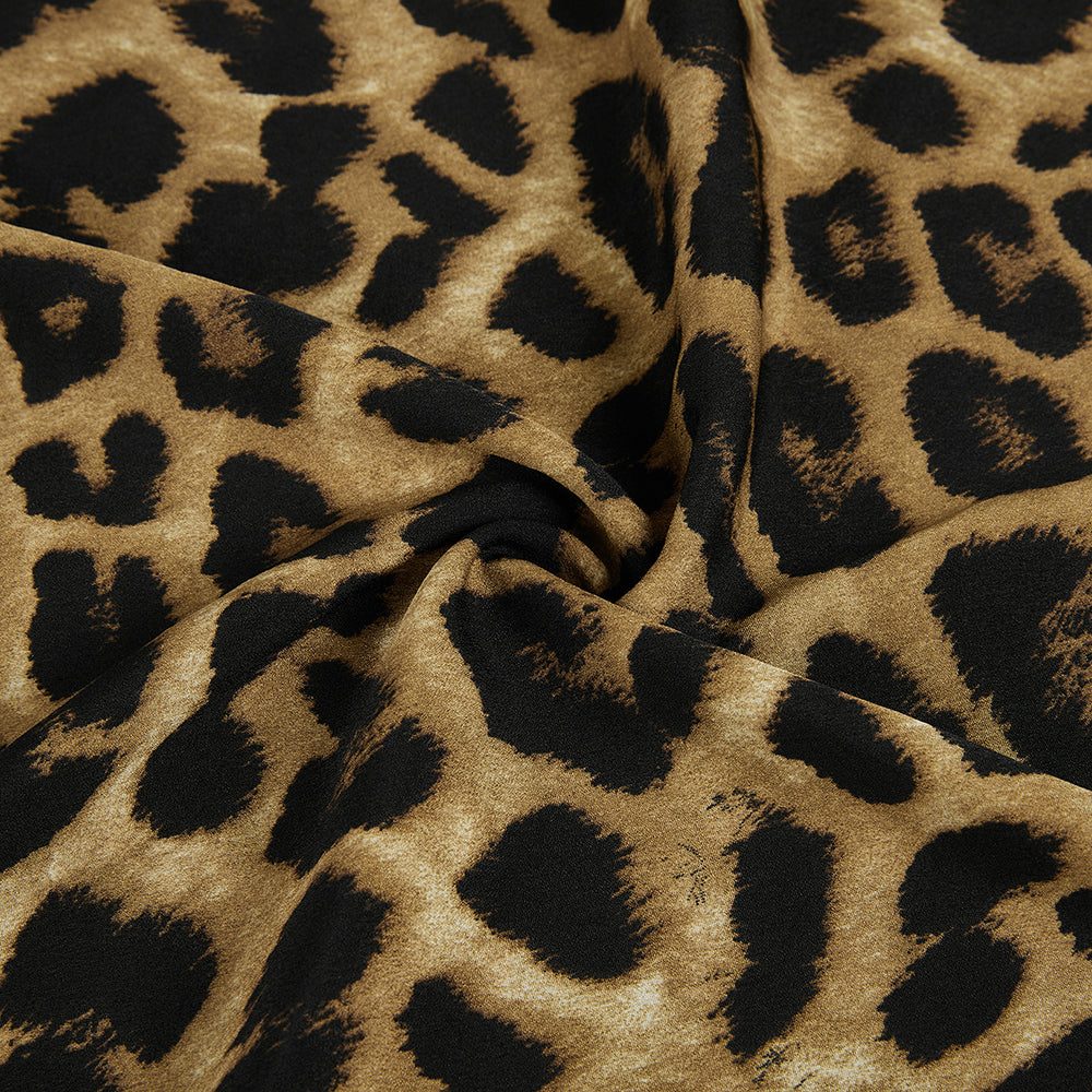 Polyester Spandex Animal Print Chiffon Fabric - Kool Fabrics