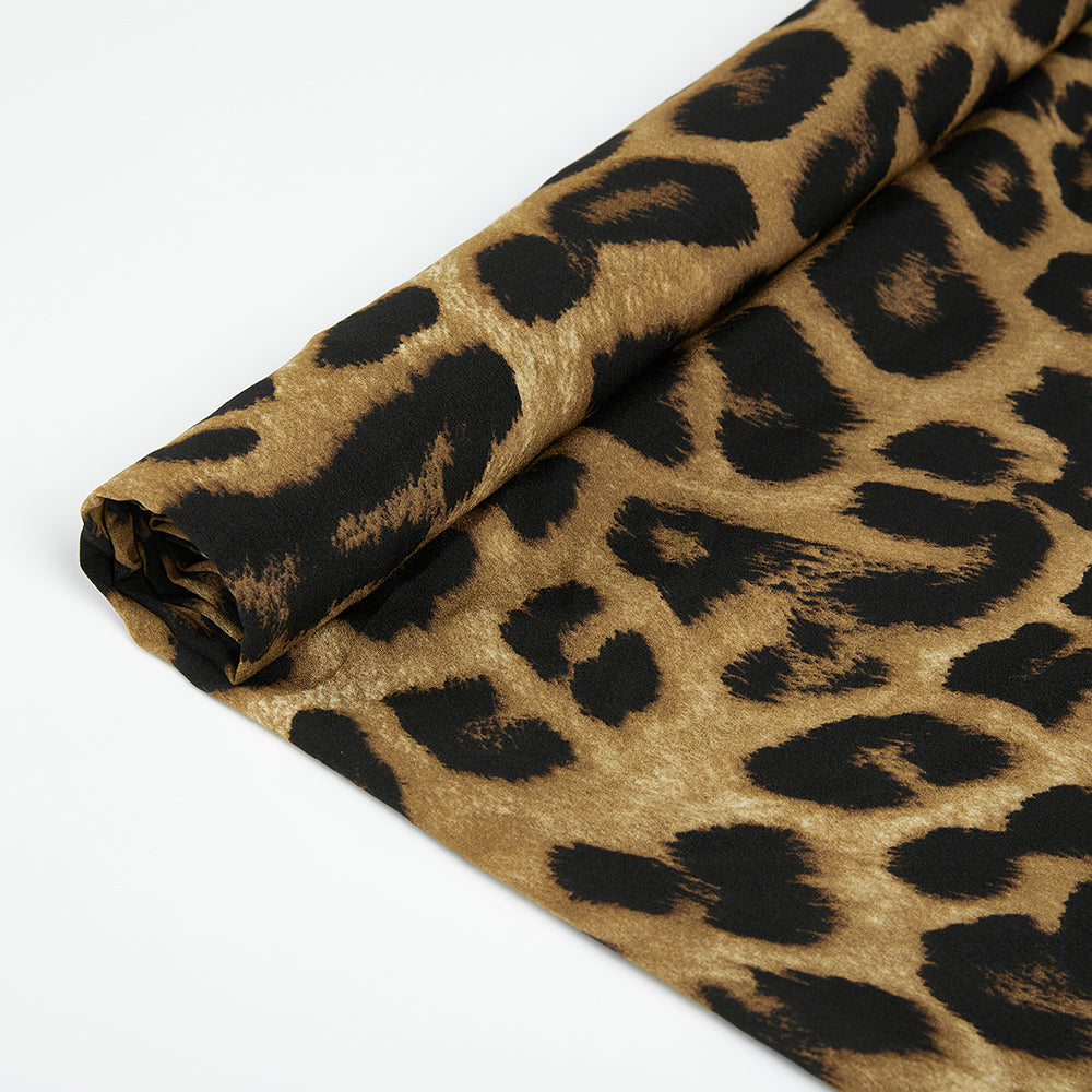 Polyester Spandex Animal Print Chiffon Fabric - Kool Fabrics