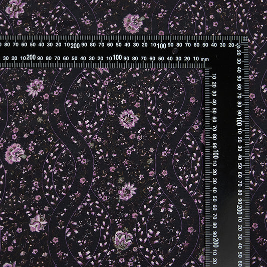 Polyester Flower Pattern Chiffon Fabric - Kool Fabrics